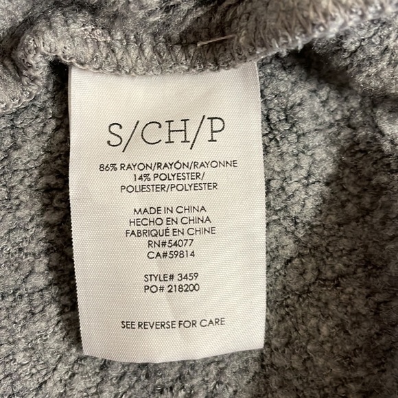 Cabi Dress Flashdance Jersey Grey Peplum Fleece Hem Preppy Academia Business S - Picture 7 of 9